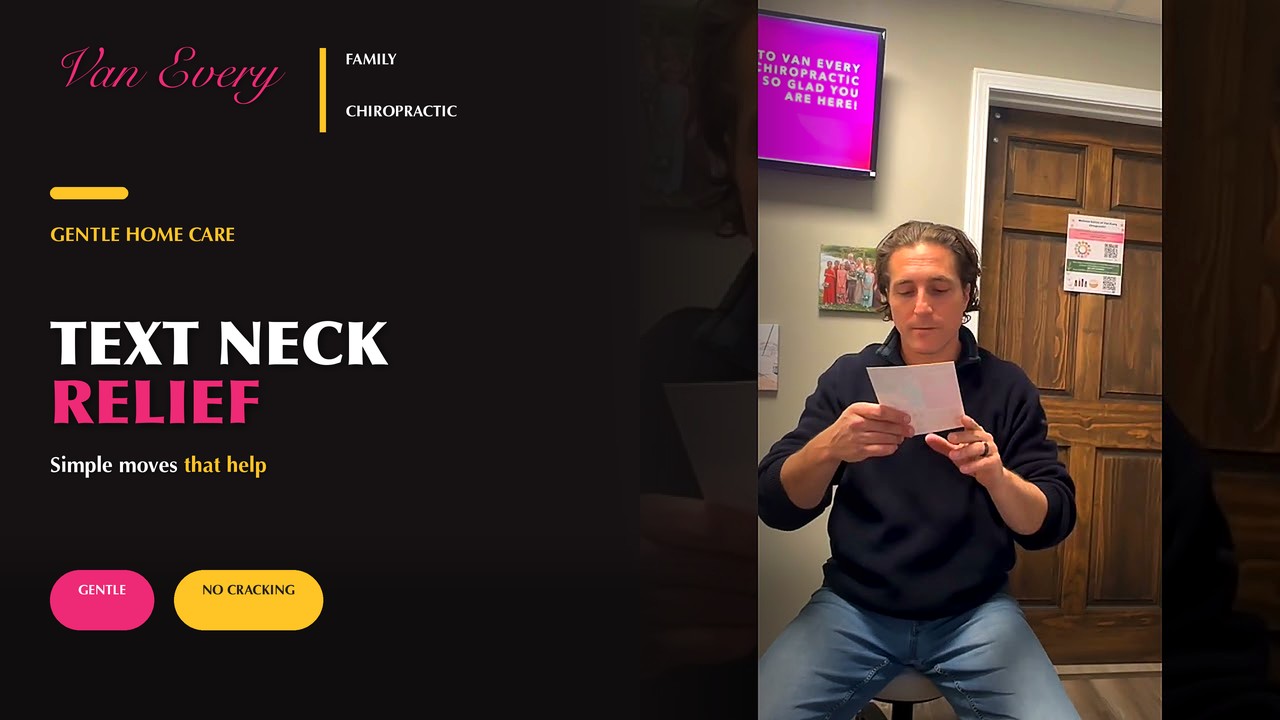 TEXT NECK RELIEF